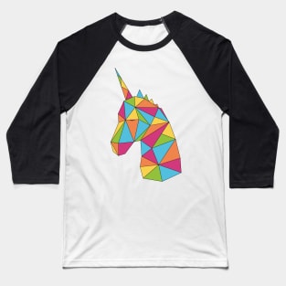 Unicorn Rainbow Colors Baseball T-Shirt